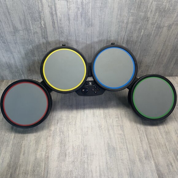 Playstation PS3 PS4 PS2 Rock Band Bundle Guitar Hero Drums Guitar Dongle Mic - Picture 13 of 16